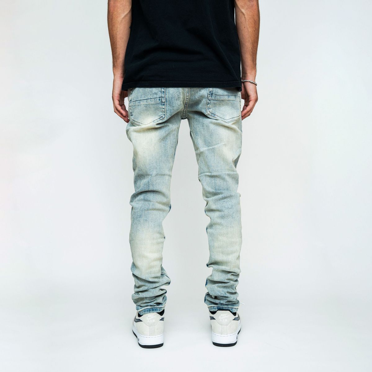 Pali Denim (blue skulls)