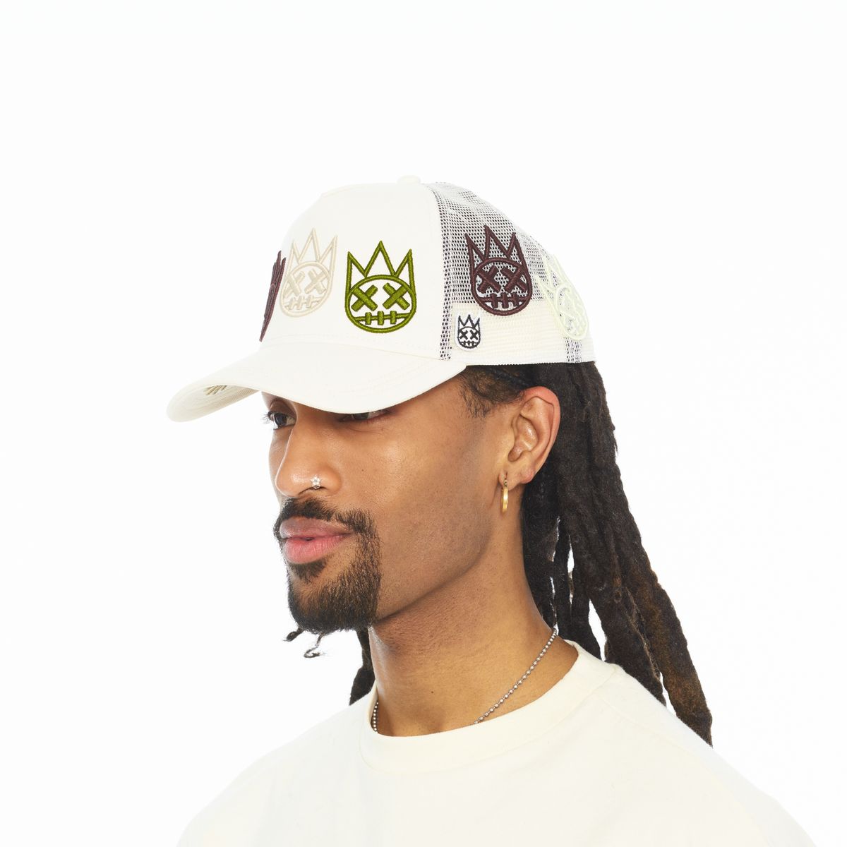 MESH BACK TRUCKER CURVED VISOR " MULTI LOGO"
