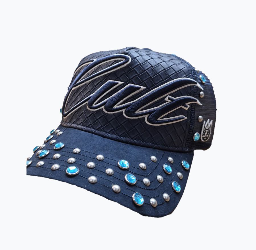 MESH BACK TRUCKER CURVED VISOR " STUDS"
