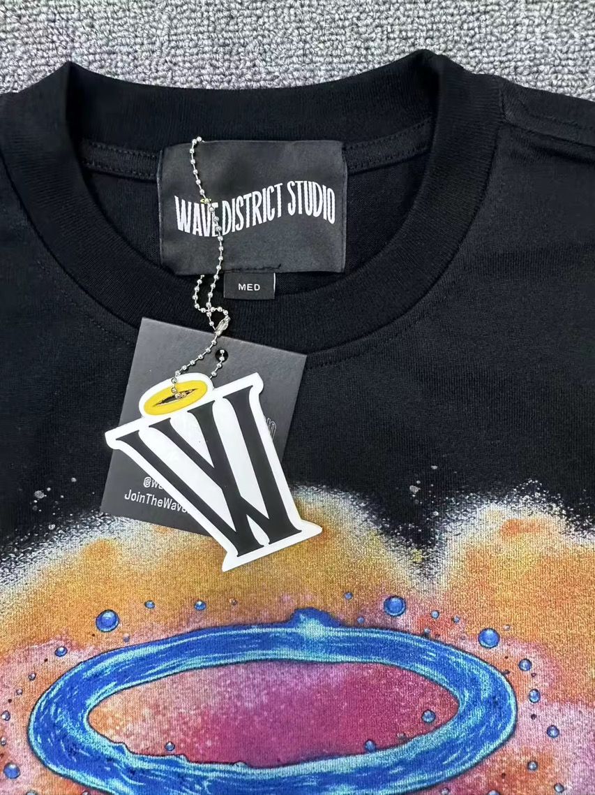 Studio blue (BLACK) oversized tee