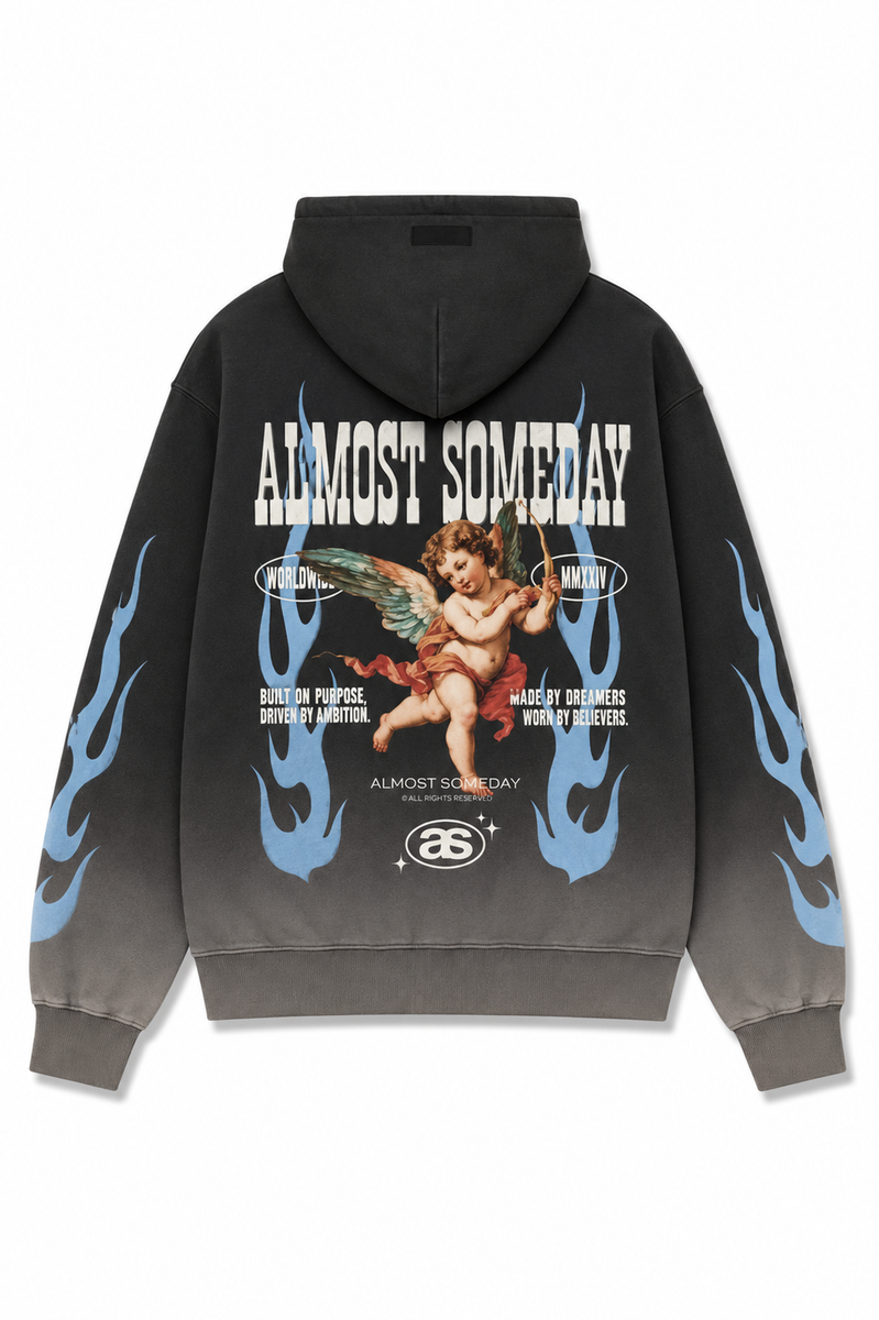 MEMBERS ZIP HOODIE-Black
