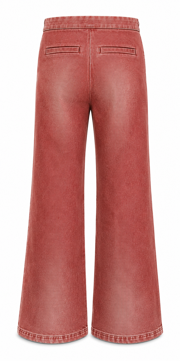 SUNDAY SERVICE FLARE BOTTOMS-Red