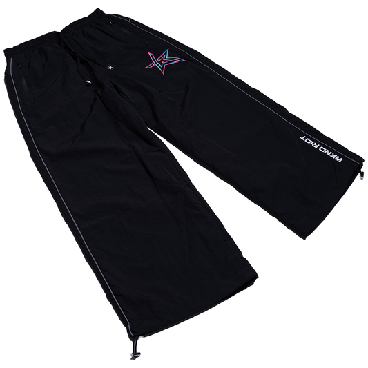 199X WINDBREAKER PANTS - BLACK