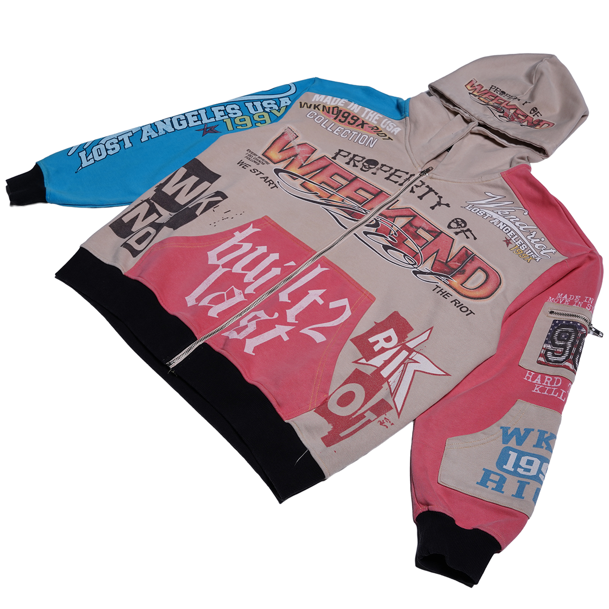 WKND RIOT-BUILT 2 LAST ZIP UP - CREAM