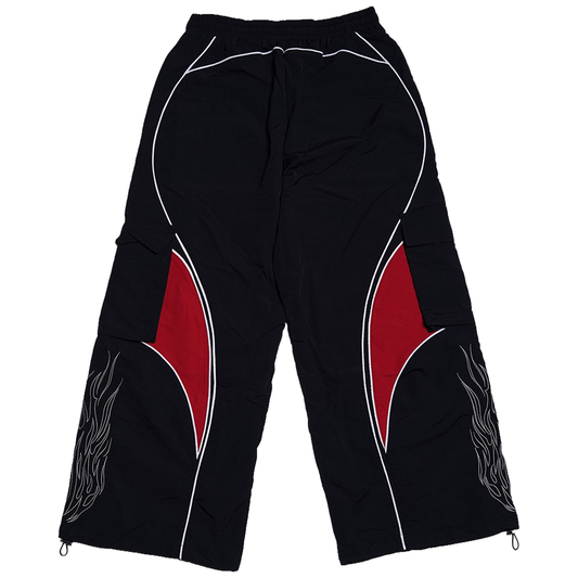 WKND RIOT FACE PANTS - BLACK