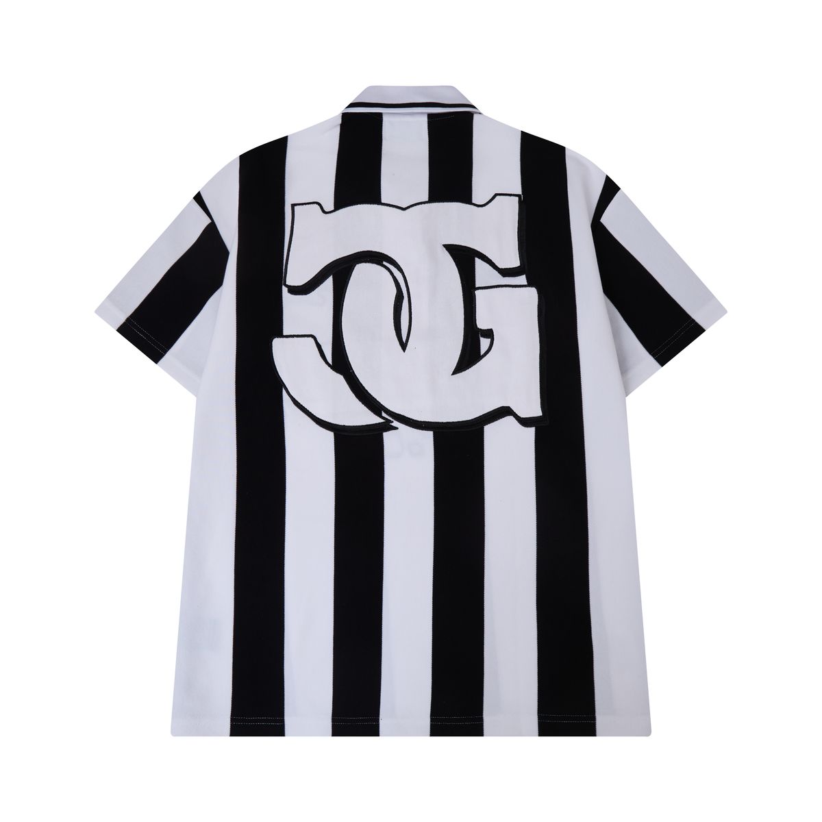 STRIPED SS POLO BLACK (CG-FALL26-039)