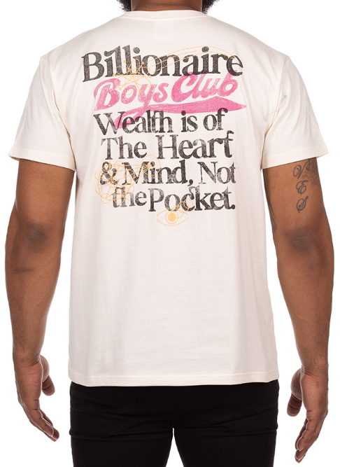 Billionaire Boys Club Swoosh SS Knit Whisper White