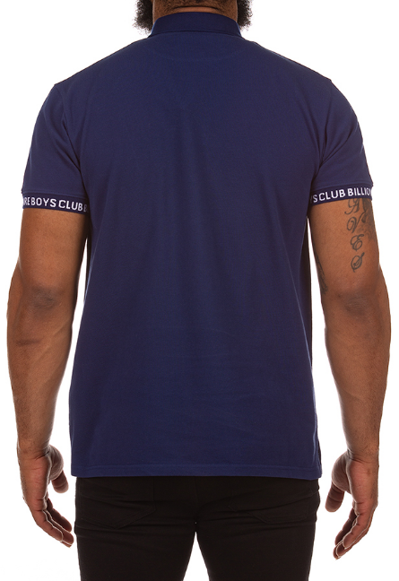 Billionaire Boys Club Cockpit SS Polo Blue Depth