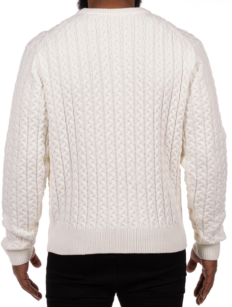 Billionaire Boys Club Signature Sweater Gardenia