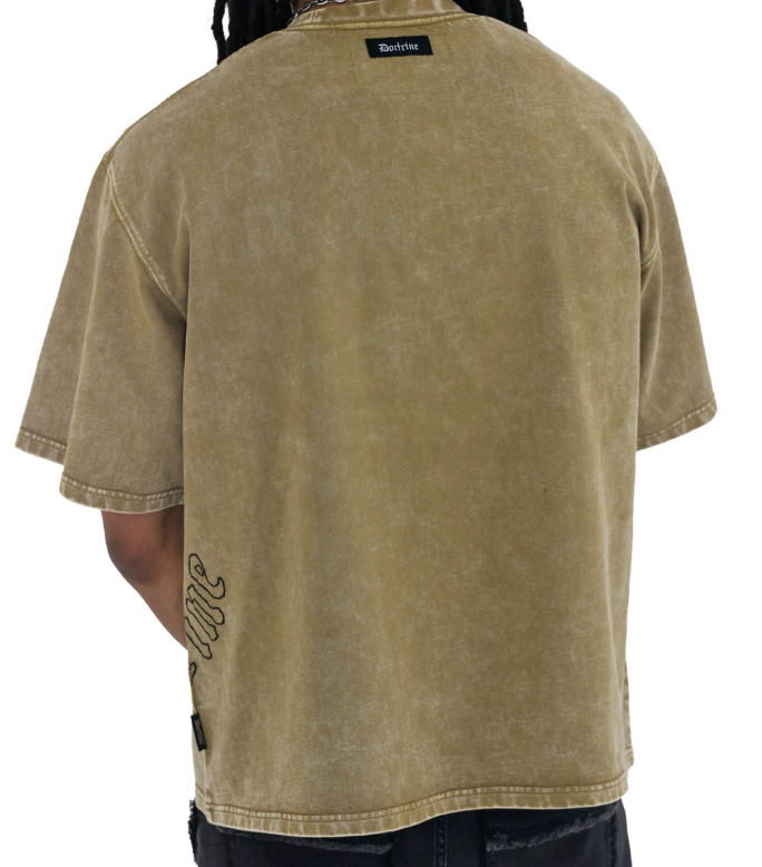 Doctrine Yankee Immaculate Tee Sandstone Wash