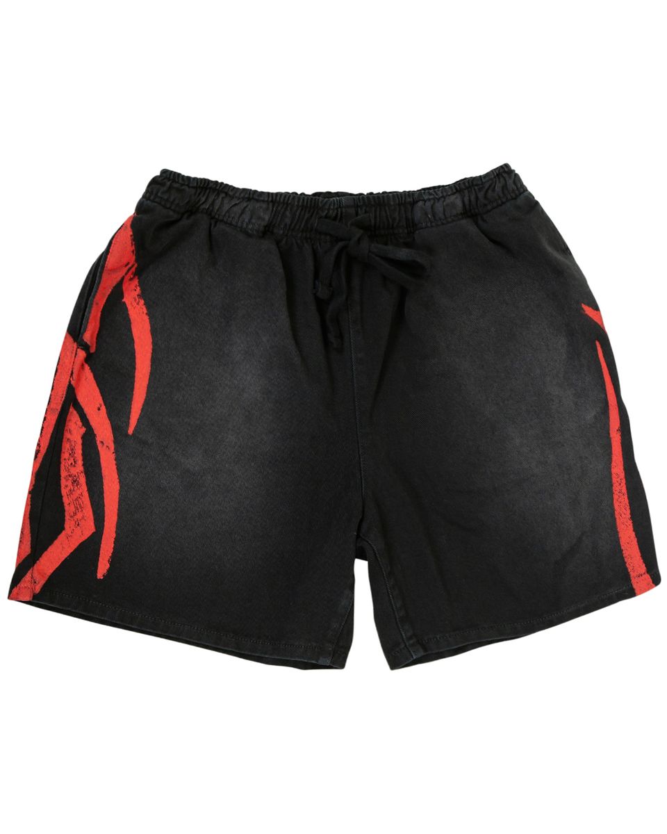 Golden Denim The Summer Shorts - Rivera Vintage Black/Red