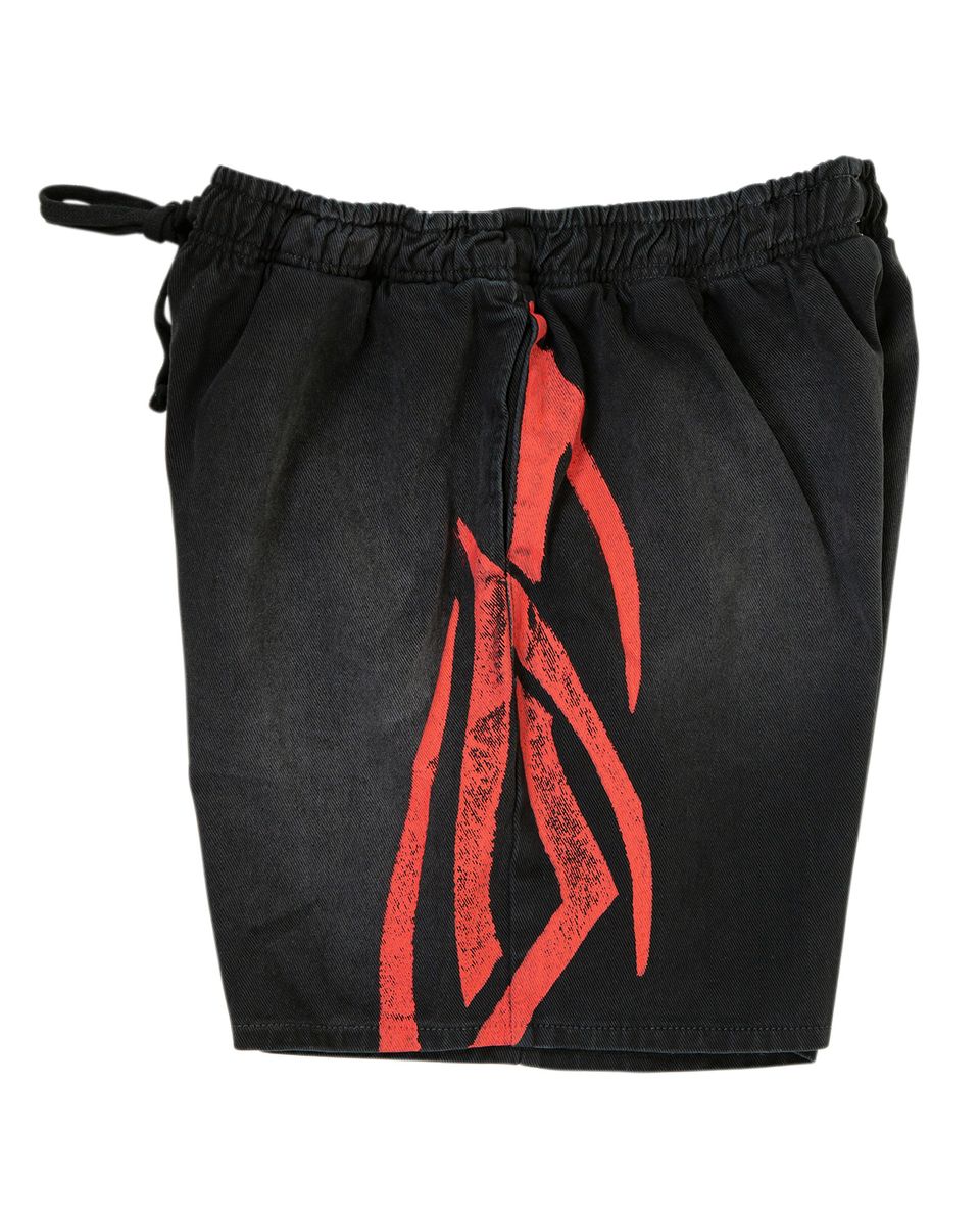 Golden Denim The Summer Shorts - Rivera Vintage Black/Red