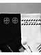 L/AB c/o Off-White™ Logo Black Crew Socks (1)