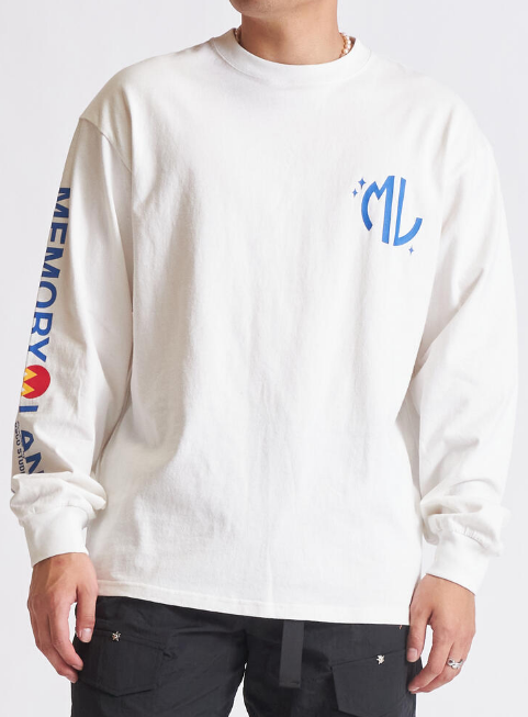 Memory Lane Symbolism LS Tee Off White