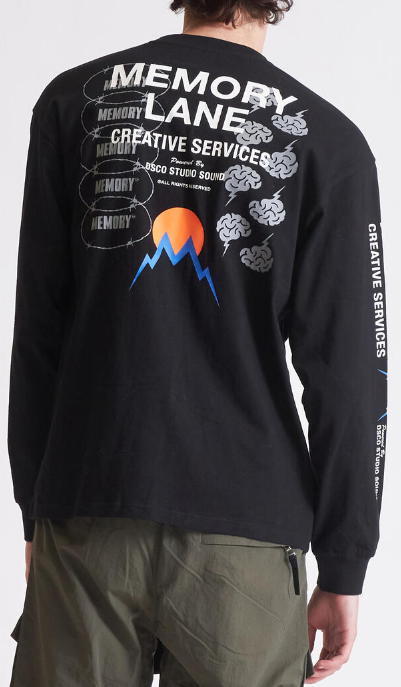 Memory Lane Symbolism LS Tee Vintage Black
