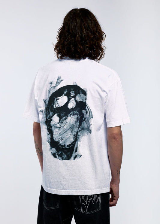 Revenge Smoke Lighting Tee White (REV-FA25-2005)