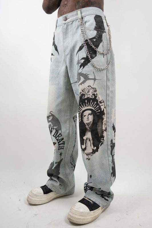 Armor Jeans Digital Print Baggy (RM212B - 1)