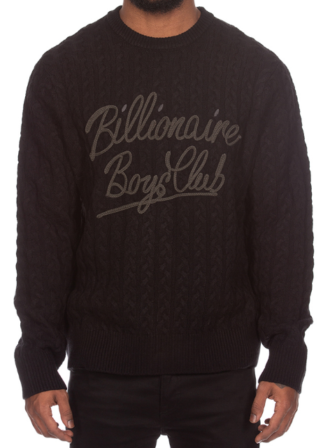 Billionaire Boys Club Signature Sweater Black