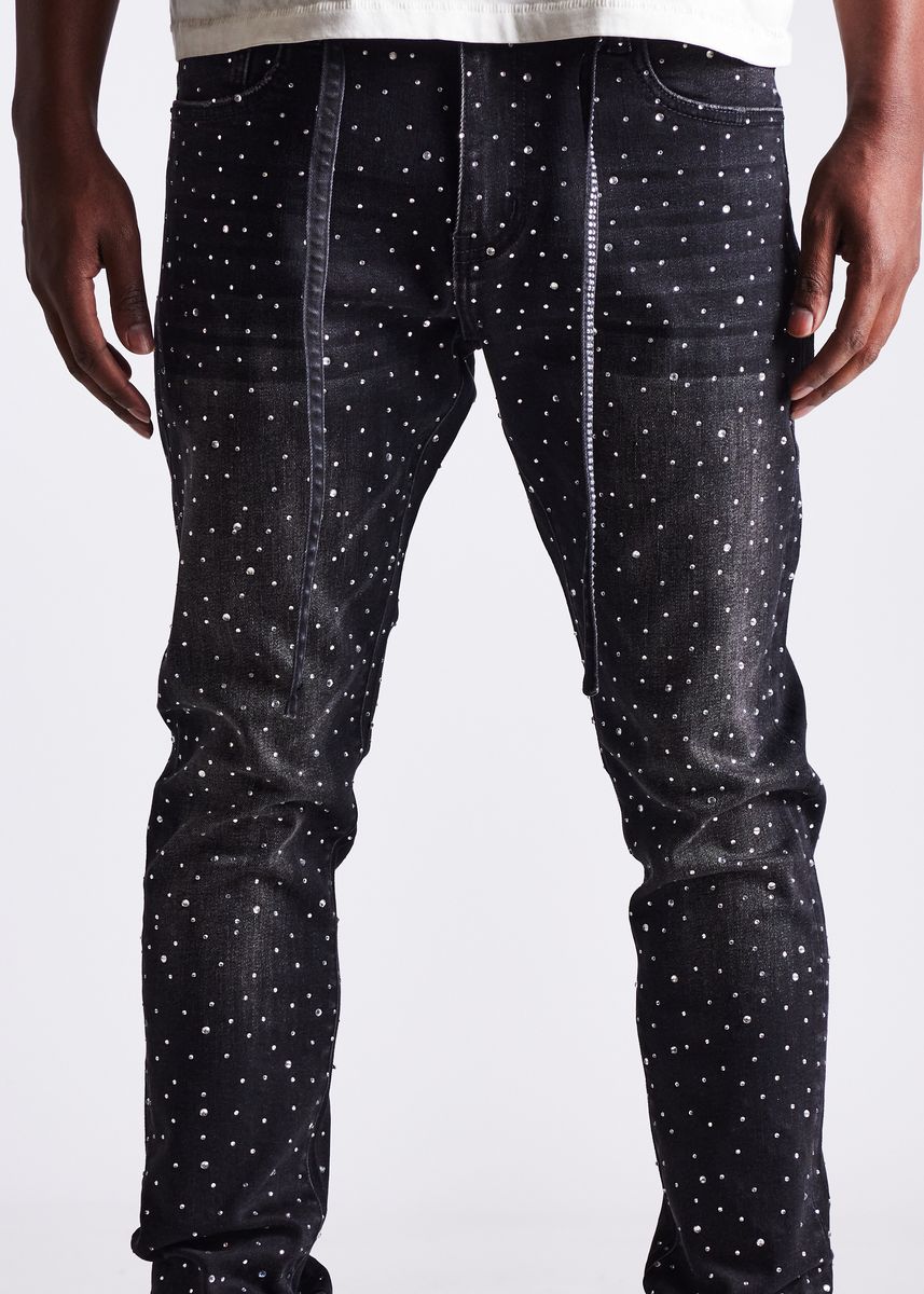 COMET DENIM (BLACK)-BLACK