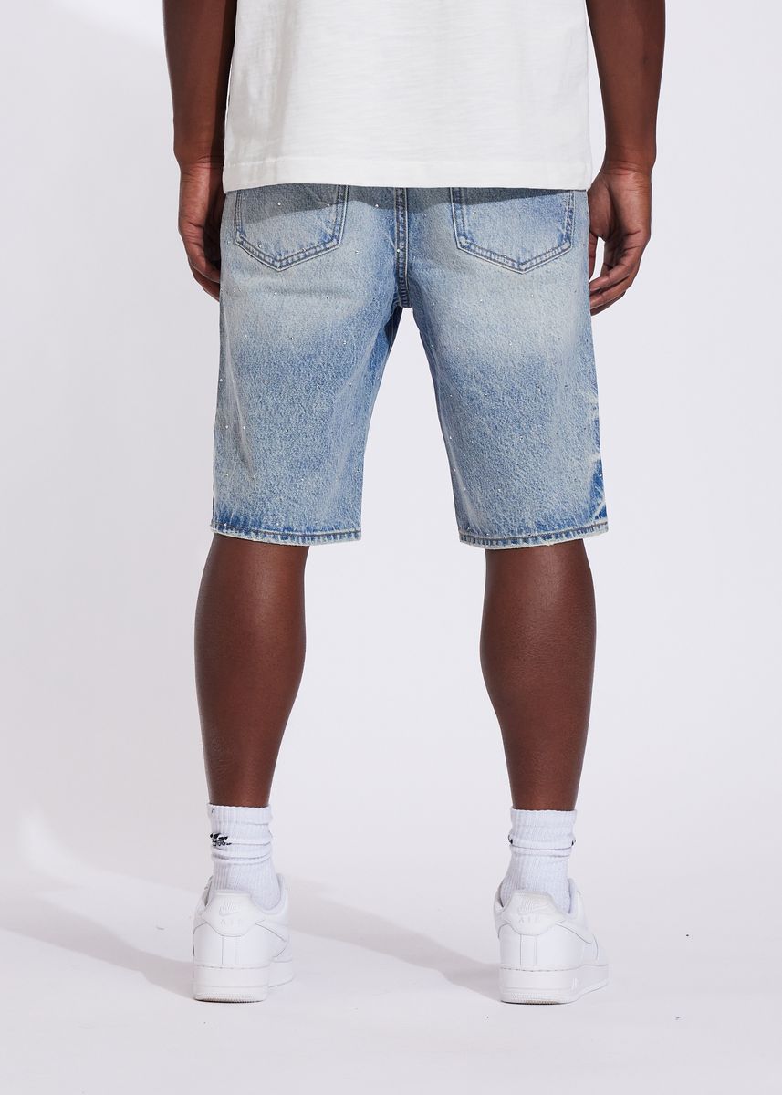 Crysp Denim Ice Short Bleached Indigo (CRYSUM25-208)