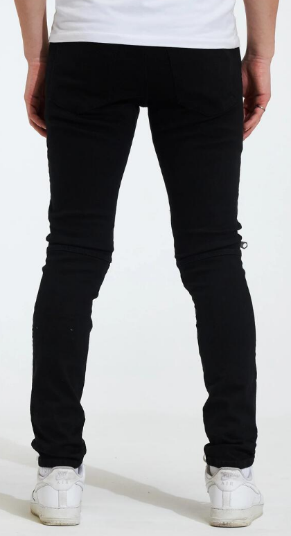 Crysp Denim Bart (JET BLACK) (CRYSPJB-103)
