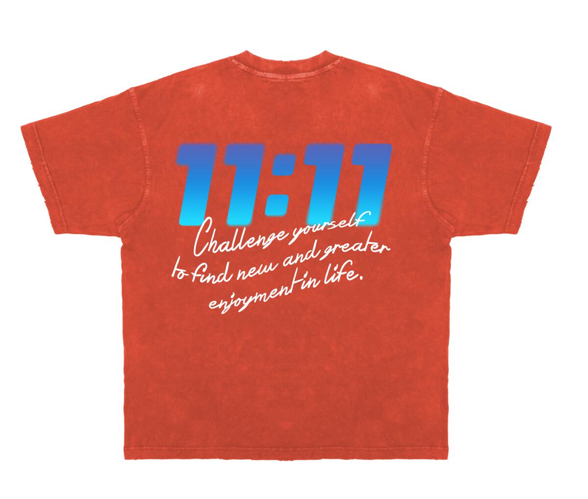 Dissmissed Manifest 1111 Distressed Box Tee