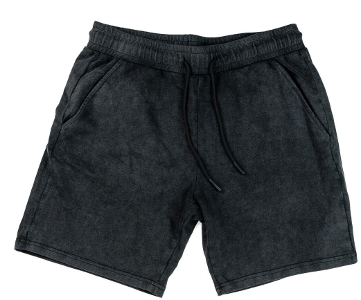 Dry Rot Black Vintage Wash Shorts