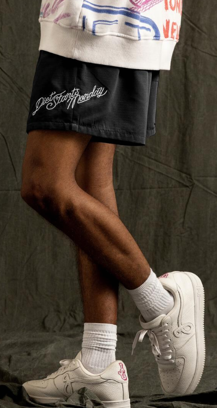 Diet Starts Monday Cursive Ripstop Shorts