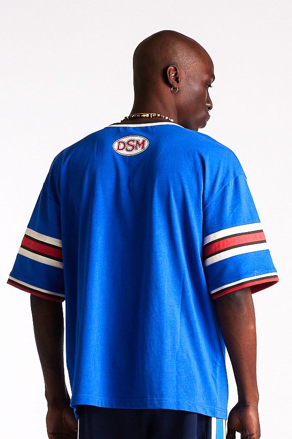 Diet Starts Monday SL&D Athletic Tee - Blue/Red