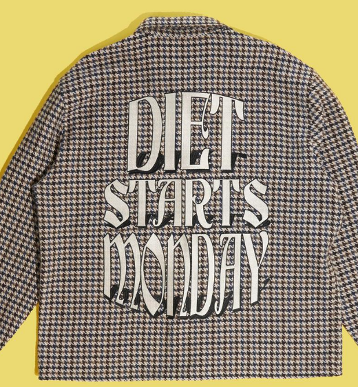 Diet Starts Monday Bluegrass Flannel