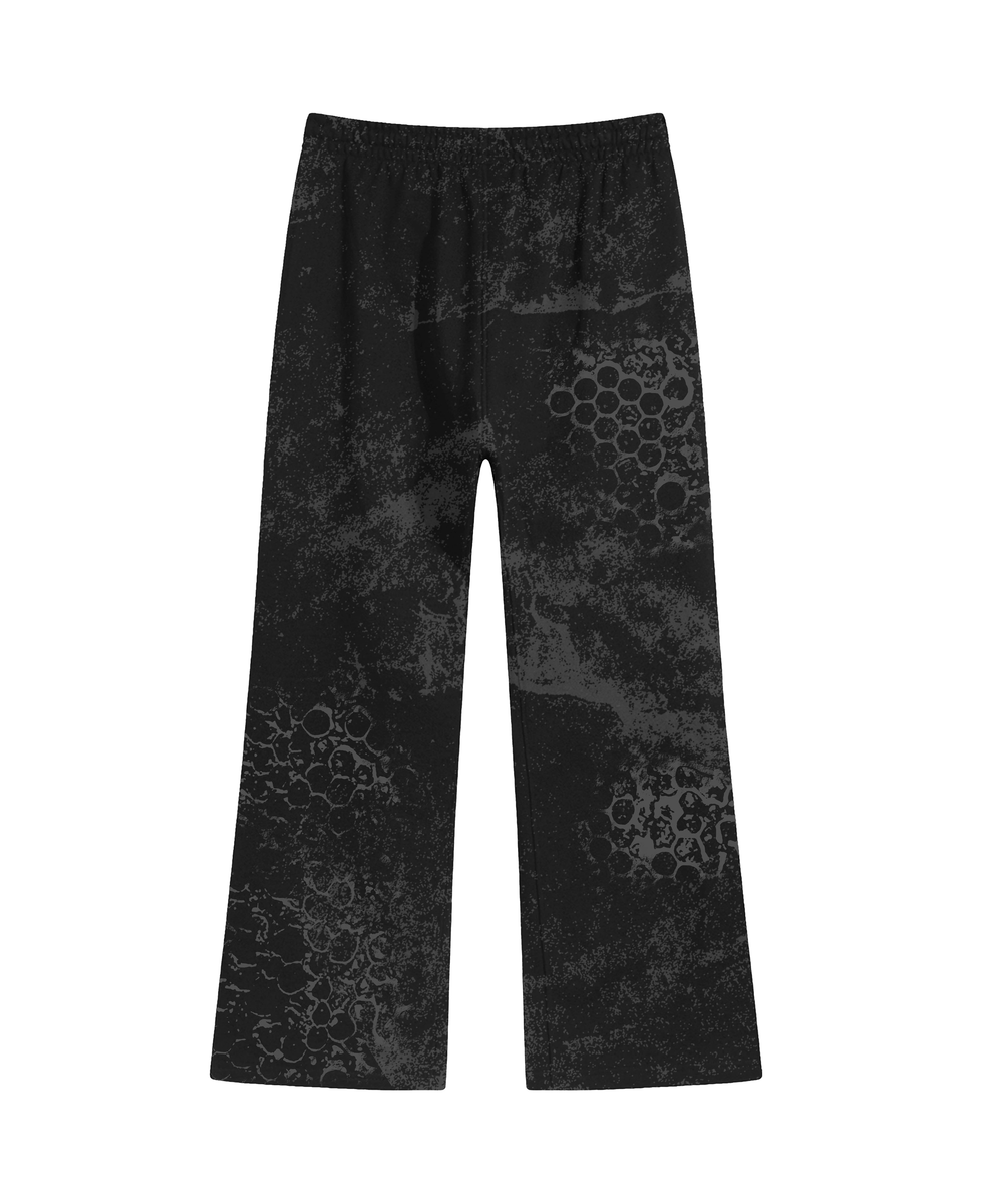 WKND Riot BLK On BLK Rhinestones Sweatpants
