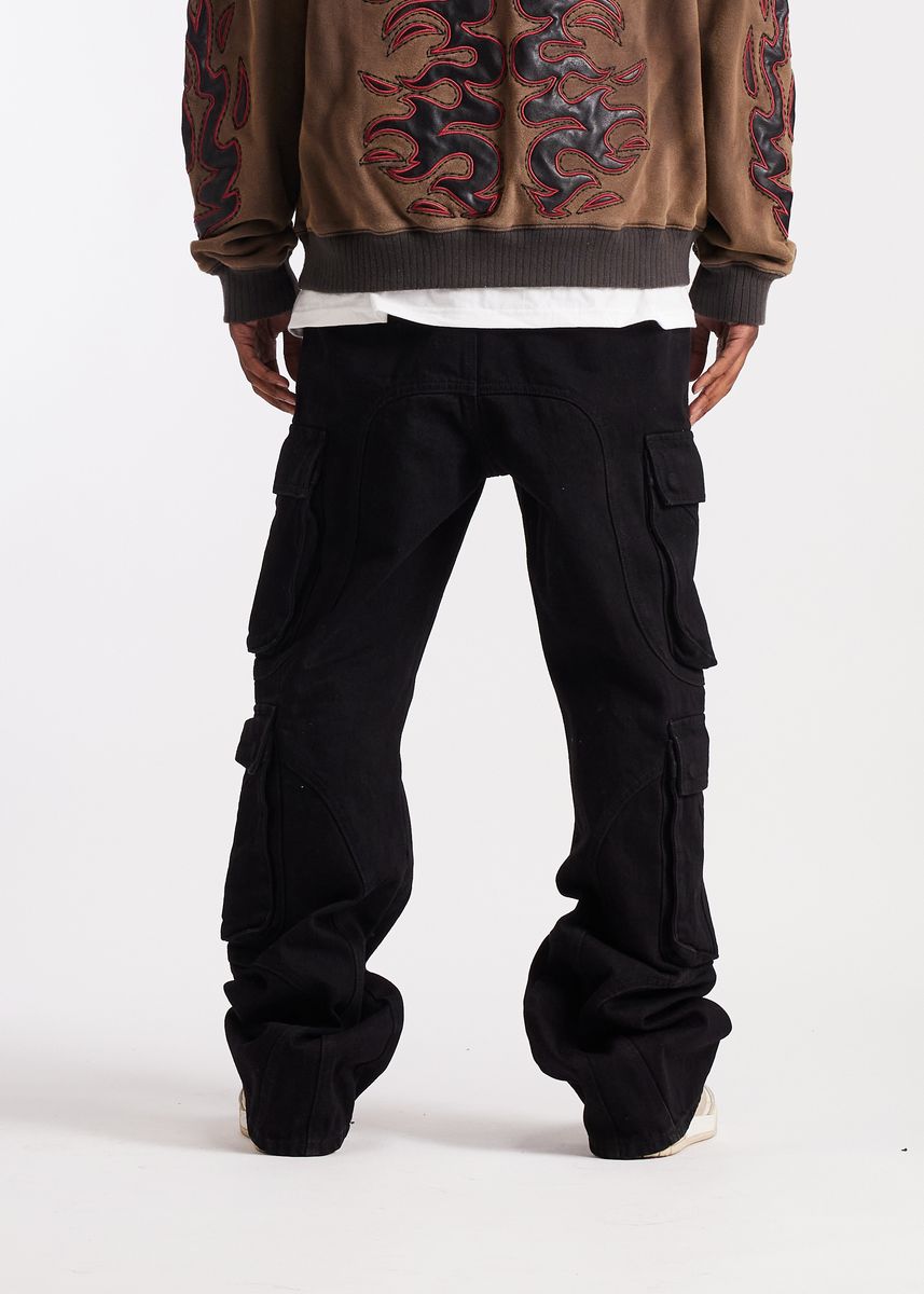 Embellish Recon Cargo Denim (Black) (EMBHO25-101)