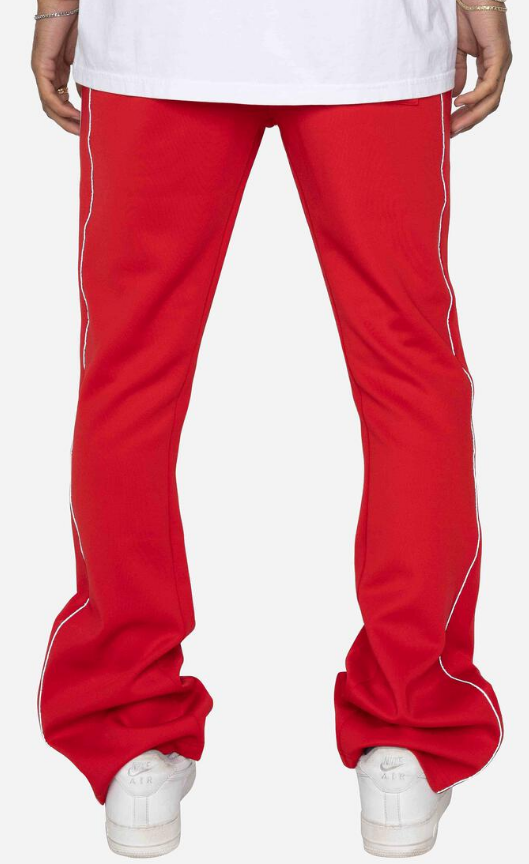 EPTM Piping Flared Track Pants Red