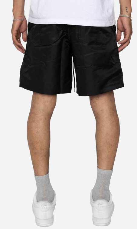 EPTM Double Cargo Shorts Shiny Black