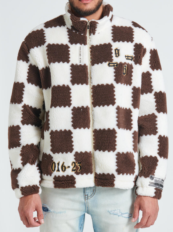 Gala Fame Kills Fleece Sherpa Brown