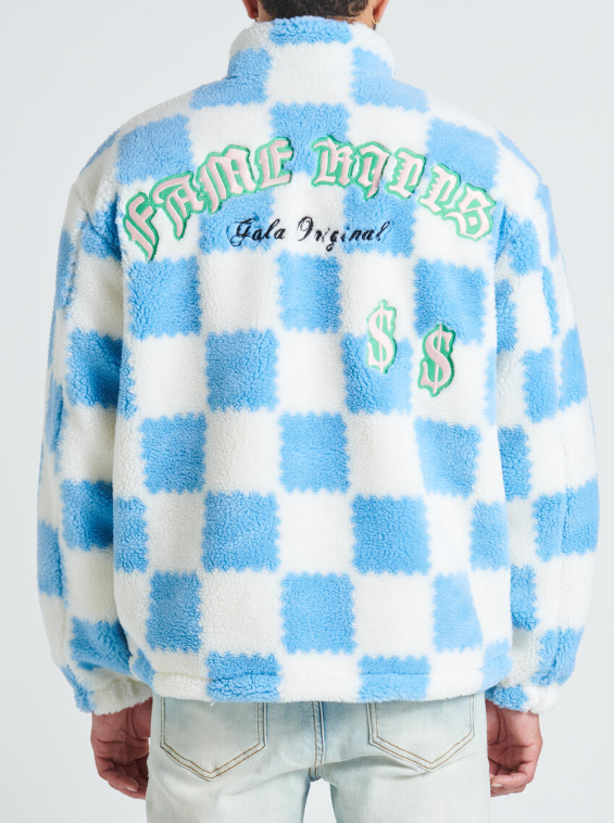 Gala Fame Kills Fleece Sherpa Baby Blue