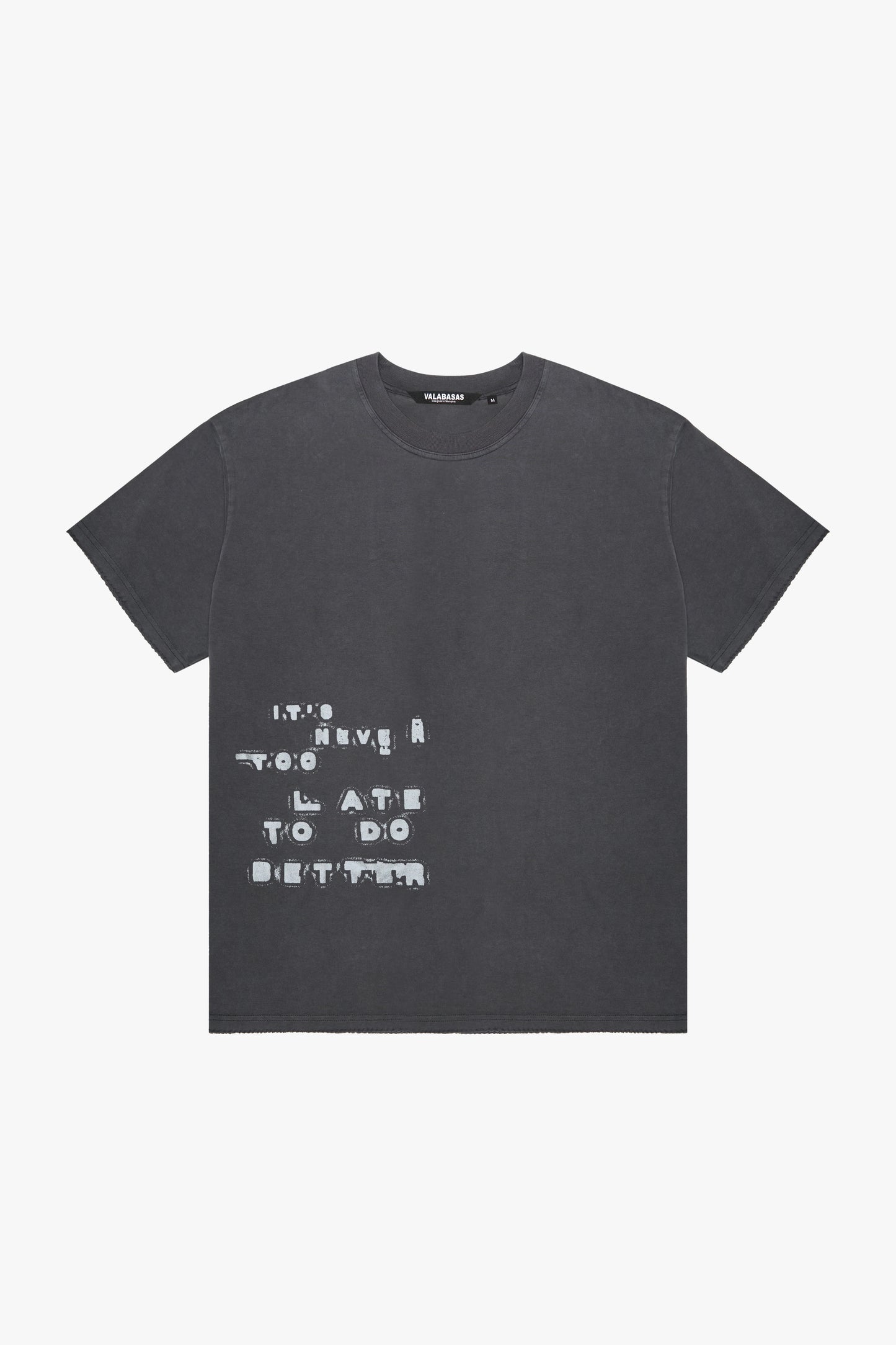 Valabasas Shout Vintage Grey Tee