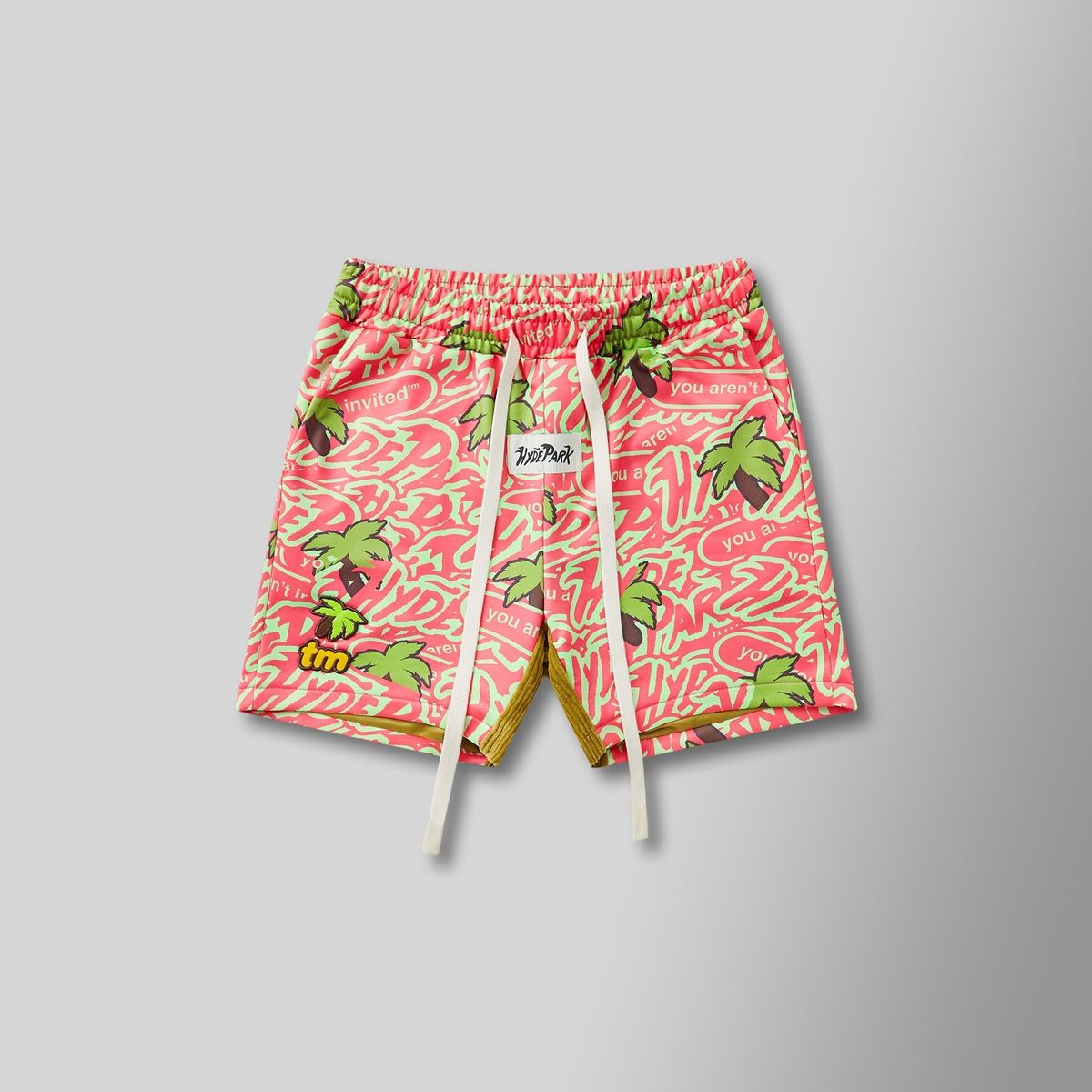 You Aren't Invited Mash Up The Weekend Shorts - Watermelon
