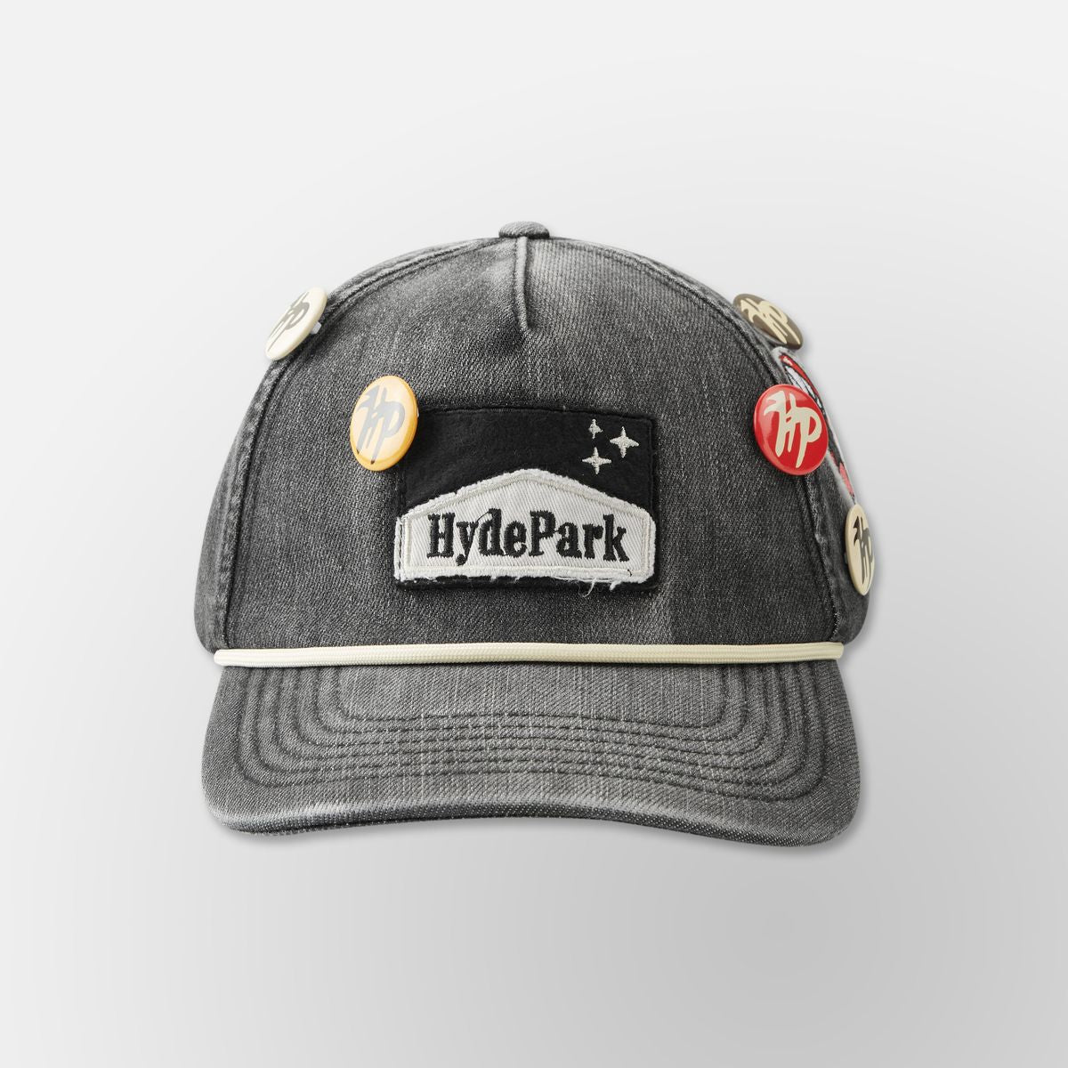 You Aren't Invited Ciggy Cig Denim Cap - BLK