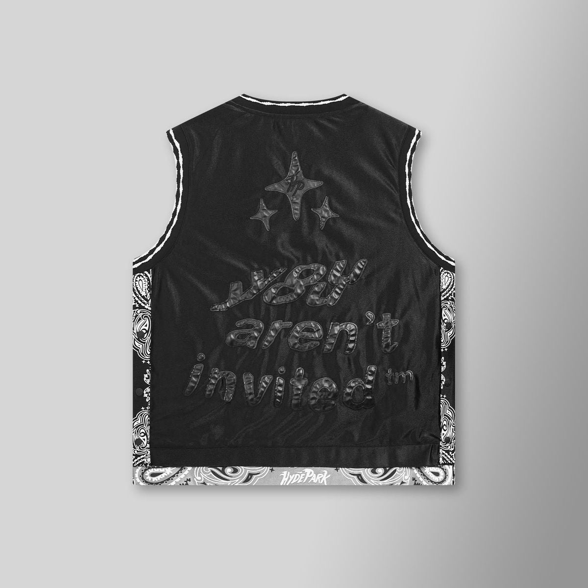 You Aren't Invited Dream Team Jersey - Black & Gray