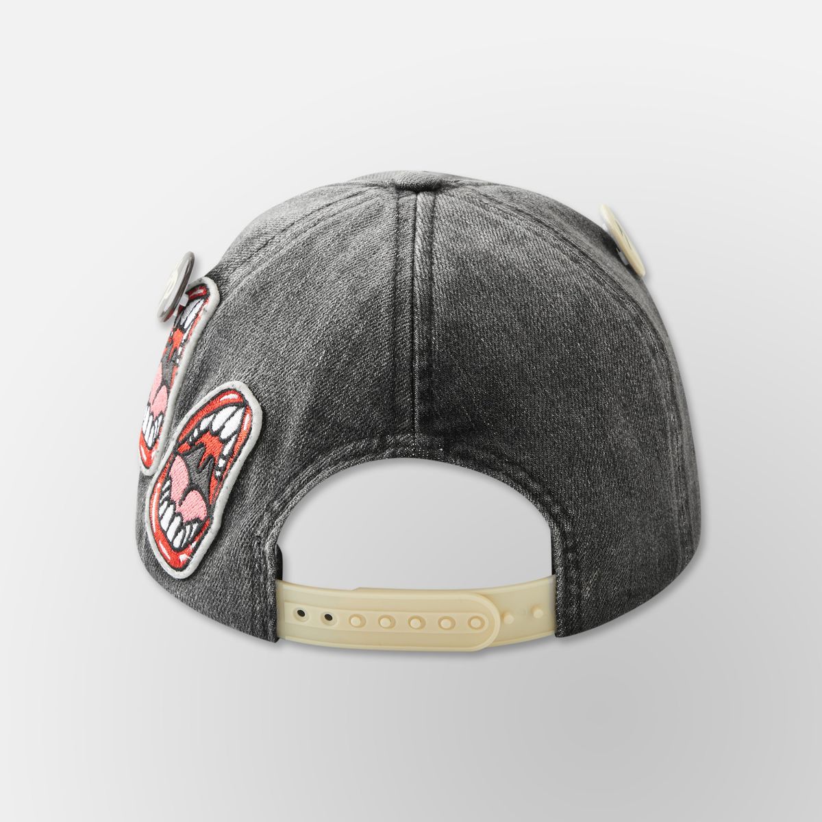 You Aren't Invited Ciggy Cig Denim Cap - BLK