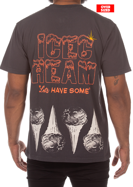 Icecream Let's Have Some SS Knit Shale (Oversized)