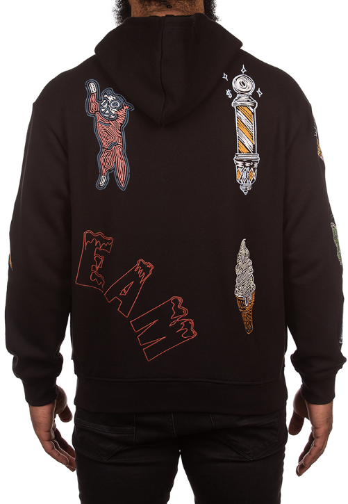 Icecream Stitching Hoodie