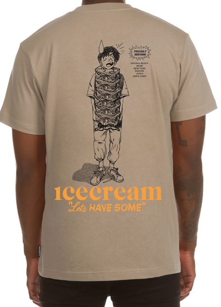Icecream The Collector SS Tee Chinchilla