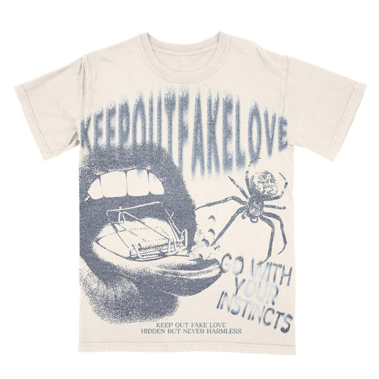 Keep Out Fake Love "Unlucky" Tee