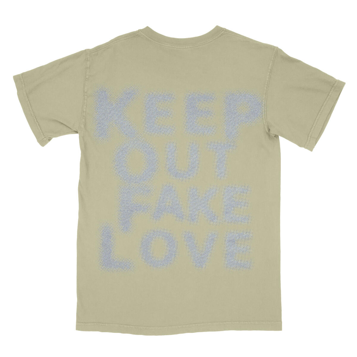 Keep Out Fake Love "Unlucky" Tee Green