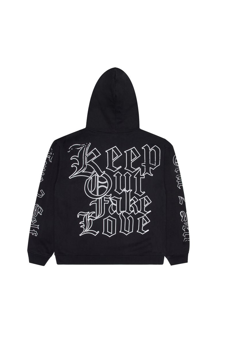 Keep Out Fake Love True Self Hoodie
