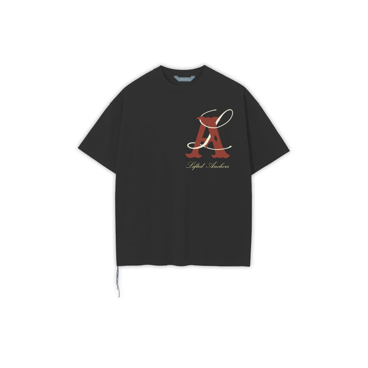 Lifted Anchors Family Ties Graphic Tee Black