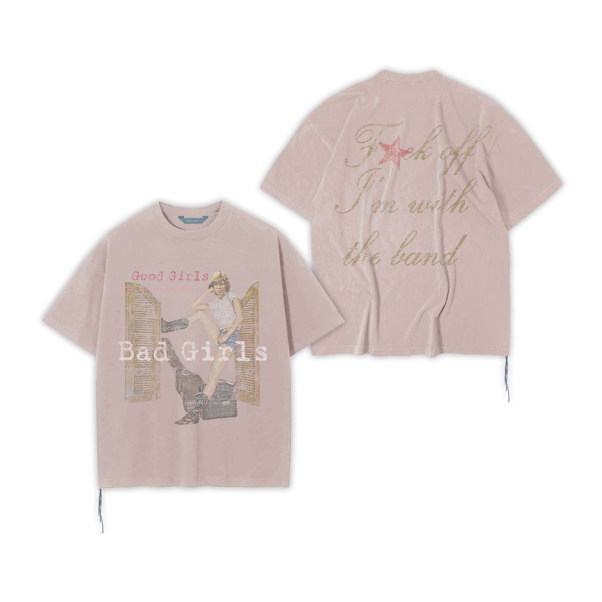 Lifted Anchors Backstage Graphic Tee Muted Pink