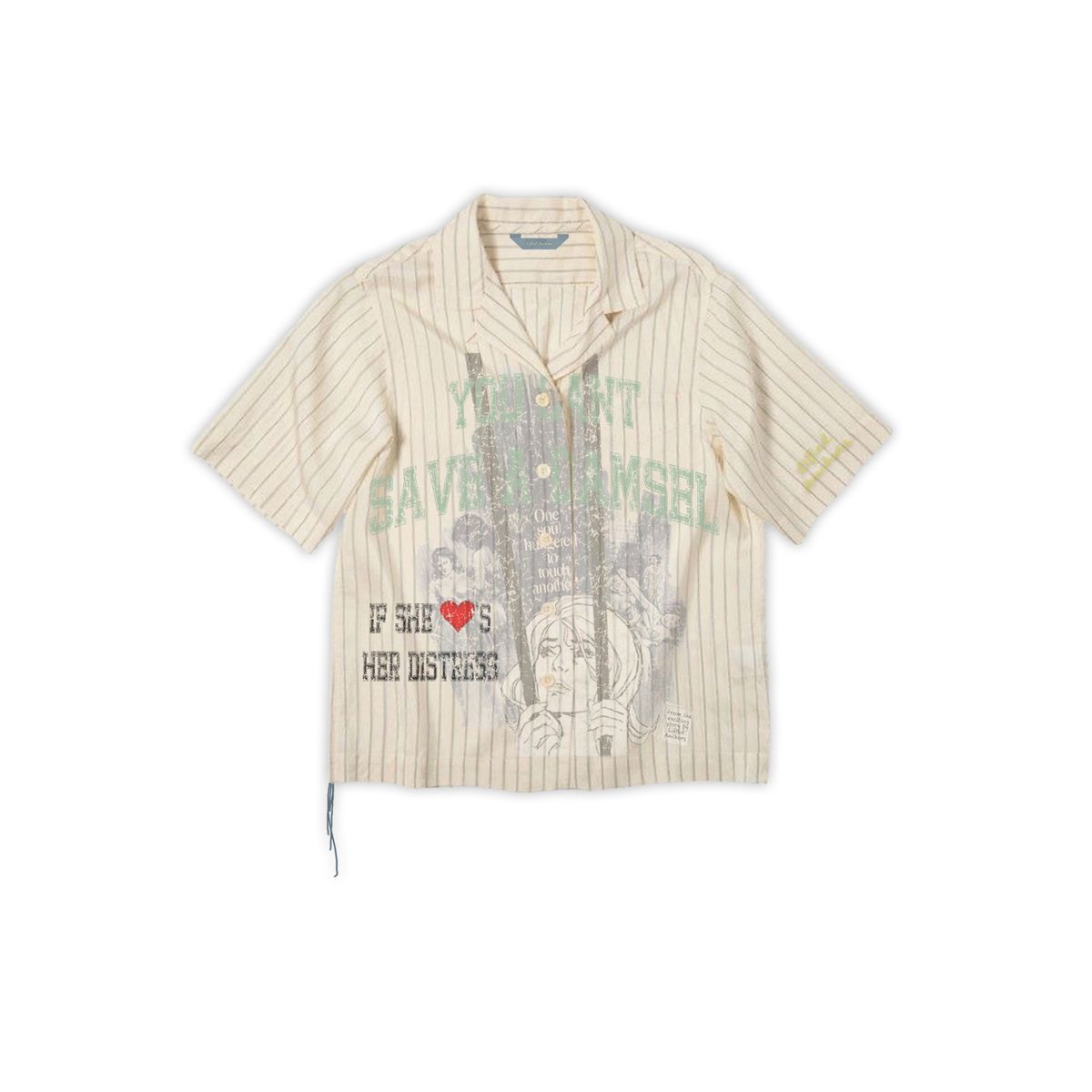Lifted Anchors Damsel SS Button Down
